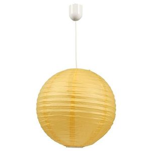 Stropní lampa Kokon papírová koule žlutá 60W/kabel obraz