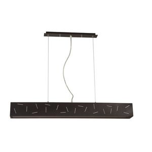Stropní kancelářské svítidlo Beam 21W T5 kov wenge 900X100X1125MM obraz