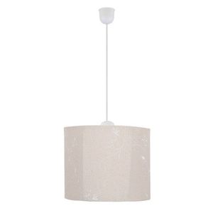Béžová závěsná lampa 25 cm na farmářském provaze obraz