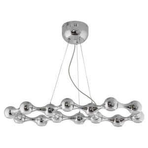 LED stropní svítidlo 3 14X3W chrom obraz