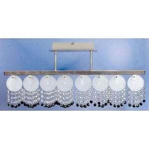 Stropní svítidlo Luxor Ampla 8*10W G4 nikl obraz