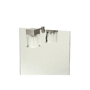 Zrcadlové nástěnné svítidlo do koupelny 1X40W G9 saténové obraz