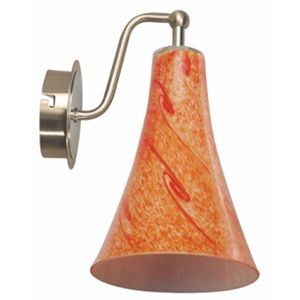 Nástěnná lampa 1X40W E14 chrom saténová RUFI obraz