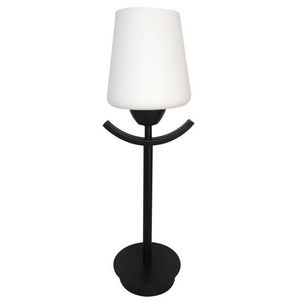 Černobílá stolní lampa London obraz