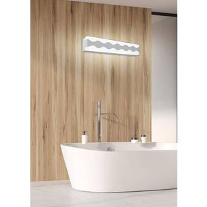 Nástěnná koupelnová lampa bílá LED 10W variabilní barva Přední obraz