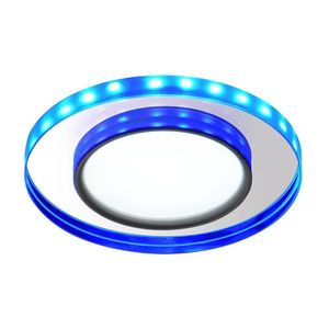 Stropní bodové světlo Ssp-23 Ch/Tr+Bl 8W LED 230V prstencové LED modré obraz