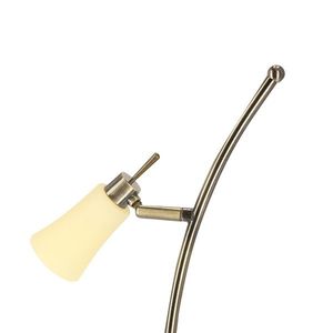 Stolní lampa 1xG9 55cm patina/bílá Kroton obraz