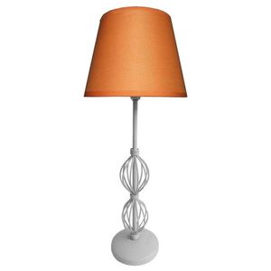 Rozeta E14 Ab. Stolní lampa. Pomerančový obraz