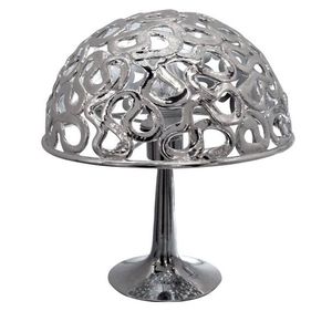 Stolní lampa Lame s chromovým houbovým motivem obraz