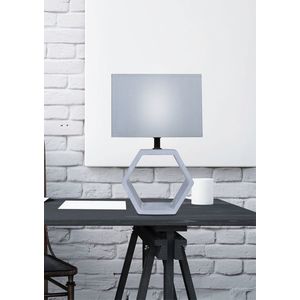 Stolní lampa Vidal z grafitu a keramiky obraz