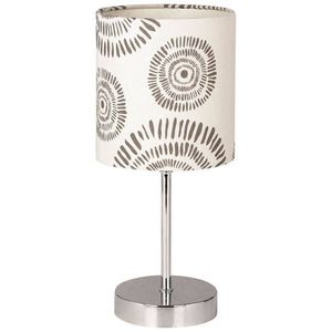 Krémová stolní lampa Emily obraz