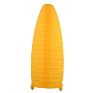 Papírová stolní lampa žlutá Papyrus obraz