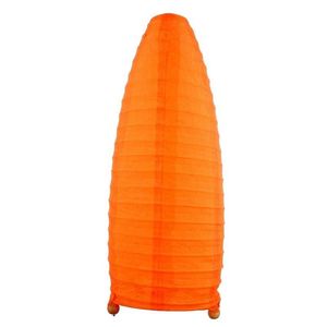 Papírová stolní lampa oranžová Papyrus obraz