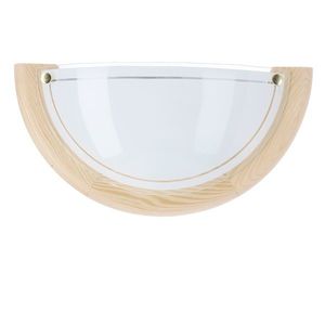 Stropní svítidlo 1X60W E27 1/2 borovice STANDARD obraz