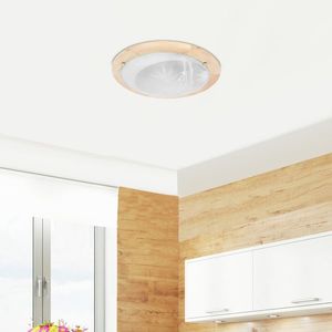 Stropní svítidlo Bambusové stropní svítidlo Dřevěné Standardní 2X60 W E27 Borovice obraz