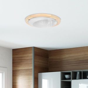 Stropní svítidlo Bambusové stropní svítidlo Dřevěné Standardní 1X60 W E27 Borovice obraz