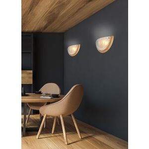 Stropní svítidlo Bambusové stropní svítidlo Dřevěné Standardní 1X60 W E27 Borovice obraz