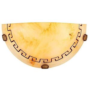 Stropní lampa řecký plafond1/2 hnědý 60w obraz