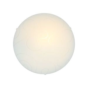 Stropní lampa Malibu z bílého skla obraz