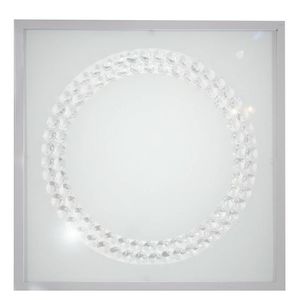 Stropní svítidlo plafond 29X29 16W LED 4000K saténový prsten LUX obraz
