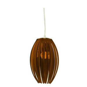 Závěsná stropní lampa 1X60W E27 hnědá ABUKO obraz