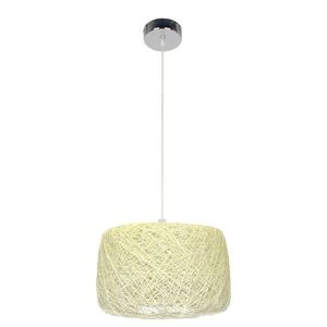 Závěsná stropní lampa Panda e27 krémová obraz