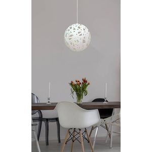 Závěsná stropní lampa 1X60W E27 bílá FRIDA obraz