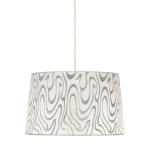 Stropní závěsná lampa Tiger e27 bílo-stříbrná obraz