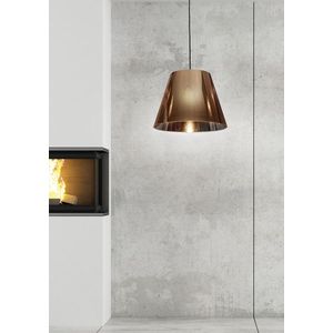 Stropní závěsné svítidlo 1X60W E27 měděné PLATINO obraz