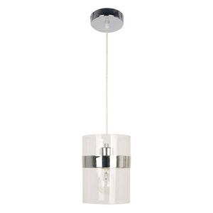 Závěsná lampa 1xE27 chrom BRANDO obraz
