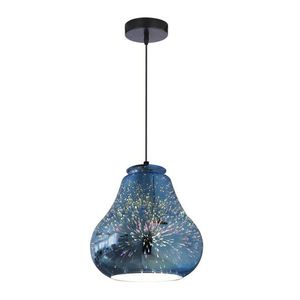 Závěsná stropní lampa galaktická e27 3d obraz