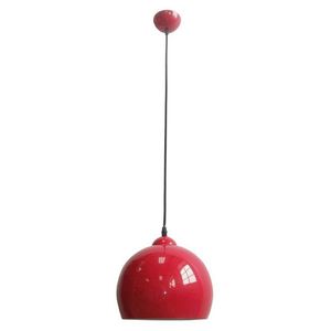 Závěsná stropní lampa 1X60W E27 červená STUDENT obraz