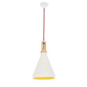 Stropní lampa Robinson e27 bílá/žlutá do interiéru obraz