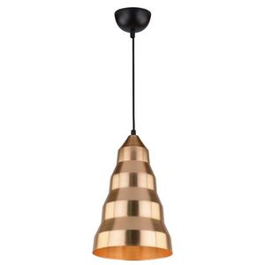 Závěsná stropní lampa Vesuvio e27 zlatá obraz