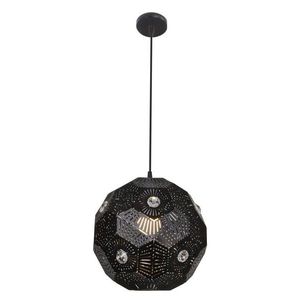 Závěsná stropní lampa 1X40W E27 černá EUPHORIA obraz