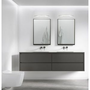 Nástěnná koupelnová lampa chromová studená bílá LED 5W 41cm Nike obraz