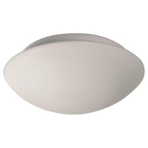 Stropní lampa do koupelny s bílým sklem E27 60W 17, 5 cm Nina obraz