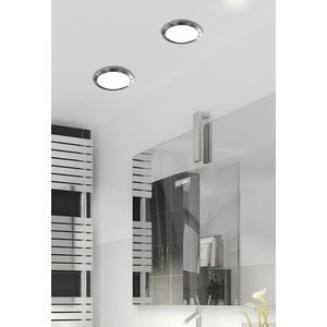 Stropní svítidlo do koupelny v saténově niklové barvě IP44 40W G9 Aquila obraz