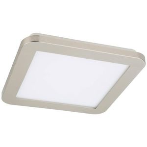 Minimalistické stropní svítidlo do koupelny NEXIT – saténově stříbrné 22, 5 cm – stmívatelné stropní svítidlo LED 3000K 12W IP44 obraz