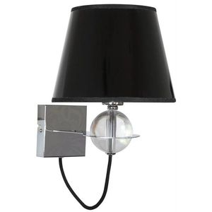 Nástěnná lampa 1X40W E14 černo-zlatá středová TESORO obraz