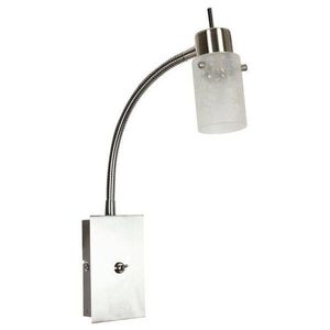 Nástěnná lampa, svítidlo, lampa na rameno, 1x40W, G9, matný nikl, FROZEN obraz