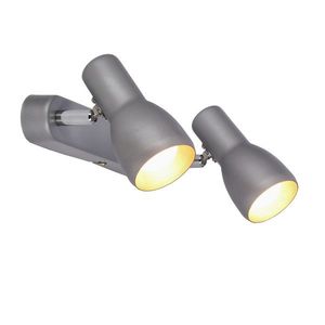 Nástěnná stropní lampa stříbrná 2x40W Picardo obraz
