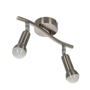 Nástěnná lampa 2xE14 saténová ARC obraz