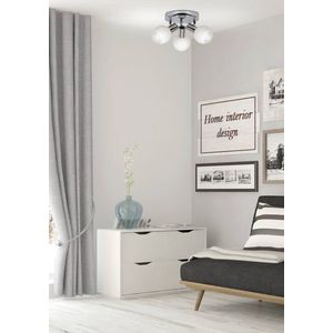 Stropní svítidlo 3X40W E14 chrom TURNO obraz