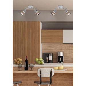 Nástěnná LED páska 2X10W E14 chrom MILTON obraz