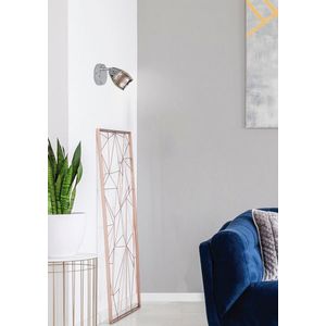 Nástěnná lampa 1X10W E14 LED chrom MILTON obraz