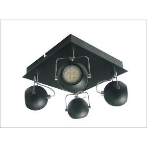 Stropní lampa Tony stropní lampa LED GU10 matná černá obraz