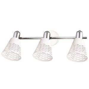 Nástěnné stropní svítidlo chrom/bílé 3x40W E14 Discovery obraz