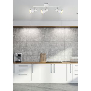 Nástěnná lampa 3x40W E14 bílá/chrom obraz