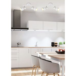 Nástěnná lampa 2X40W E14 bílá/chrom FIDO obraz